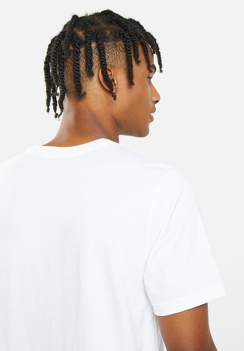 Converse - Standard fit center front chuck patch core tee - white
