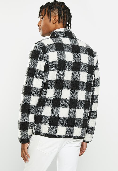 Brave Soul - Litharo sweatshirt - black & white
