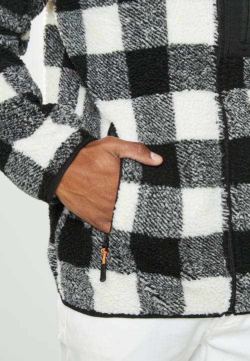 Brave Soul - Litharo sweatshirt - black & white