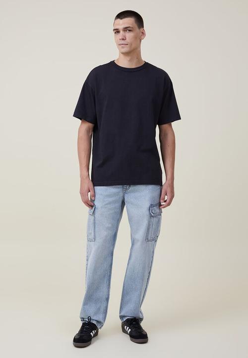Cotton On - Baggy jean - cargo seaspray blue