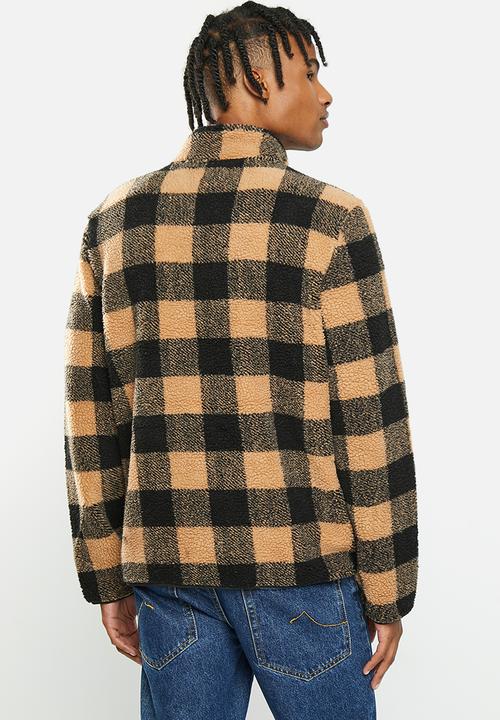Brave Soul - Litharo sweatshirt - tan & black