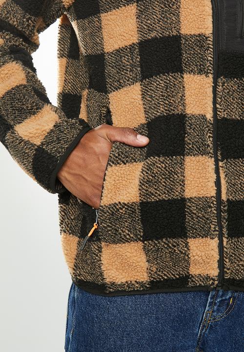 Brave Soul - Litharo sweatshirt - tan & black