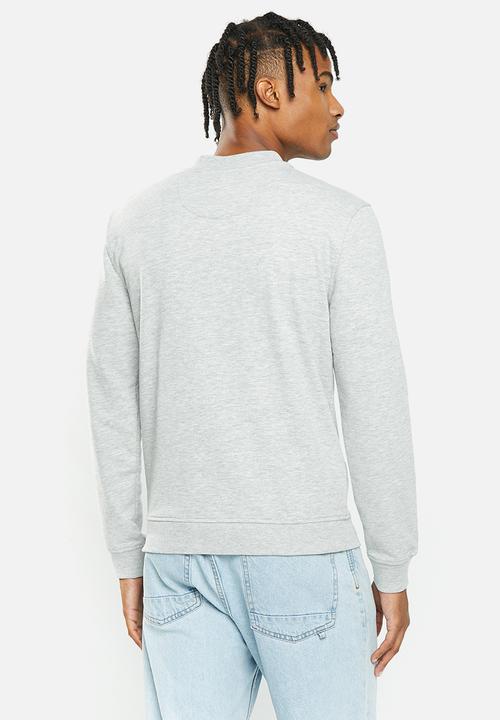 Brave Soul - Form sweatshirt - light grey marl