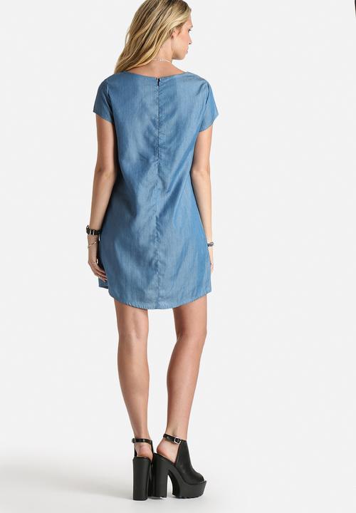 dailyfriday - Sam Chambray Shift Dress