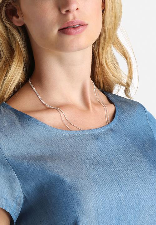dailyfriday - Sam Chambray Shift Dress