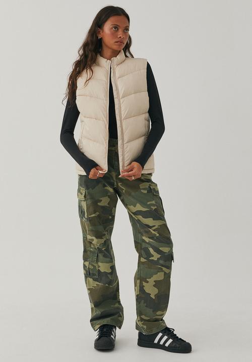Supré  - Scout longline puffer vest - cookies and cream