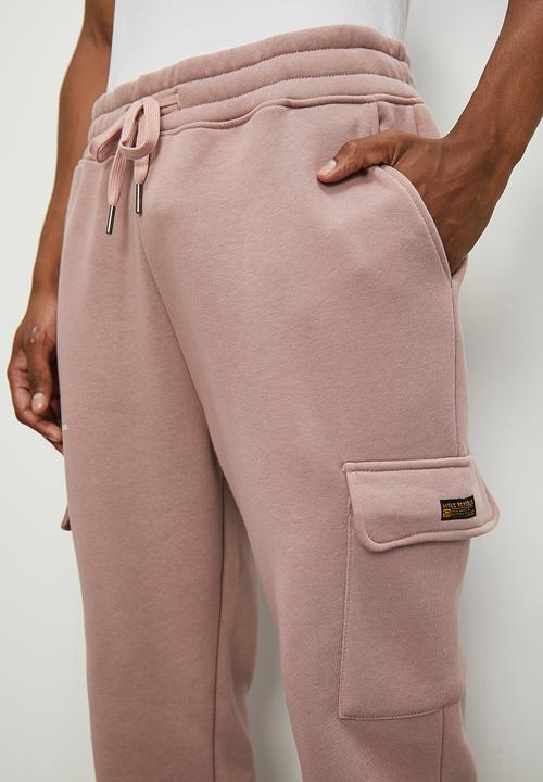 STYLE REPUBLIC - Slim fit fashion utility sweat pant - dusty pink 