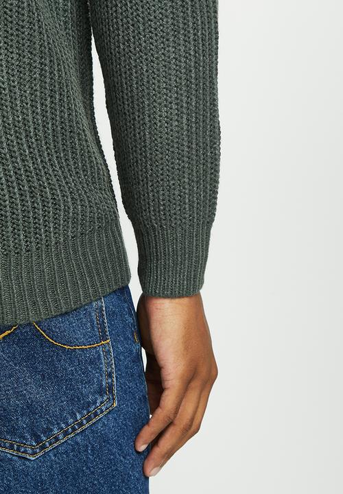 Brave Soul - Binaryz knitwear - sage green