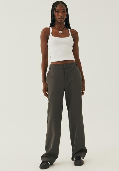 Supré  - Bobby high rise pant - charcoal