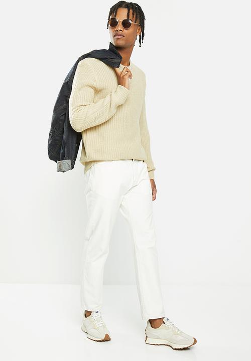 Brave Soul - Binaryz knitwear - muesli/sage green