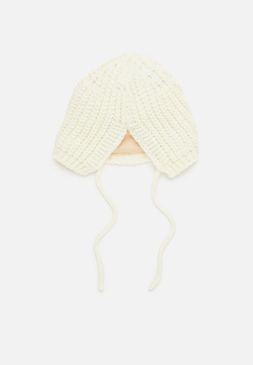 Pop Candy - Baby knit beanie - cream
