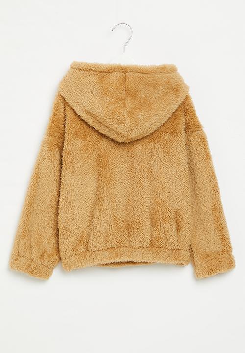 Superbalist - Teddy hoodie - brown
