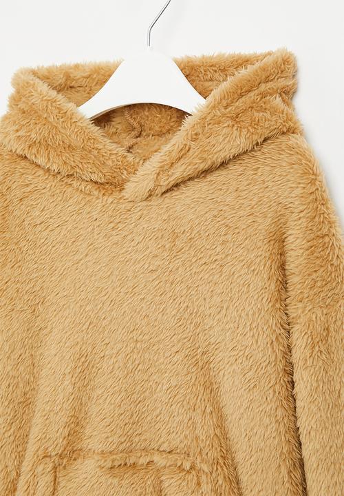 Superbalist - Teddy hoodie - brown