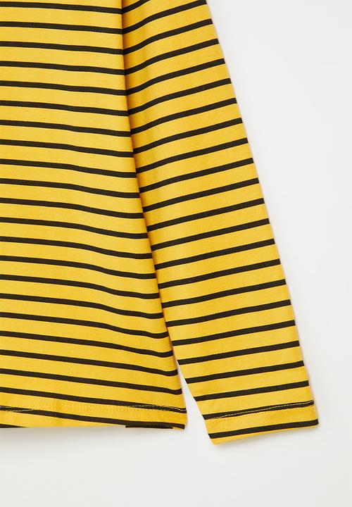 Superbalist - Girls stripe tee - mustard
