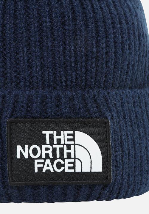 The North Face - Tnf logo box cuffed beanie - navy