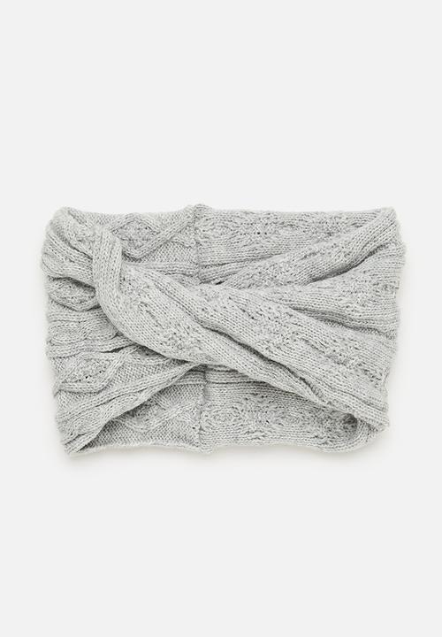 Pop Candy - Knit snood - grey