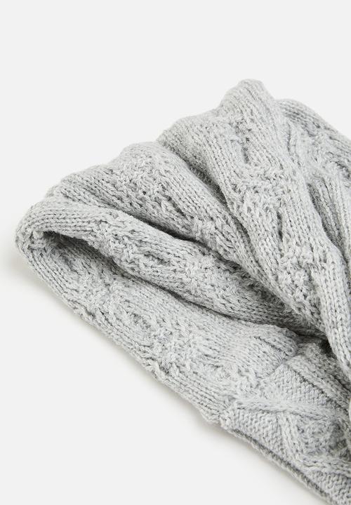 Pop Candy - Knit snood - grey