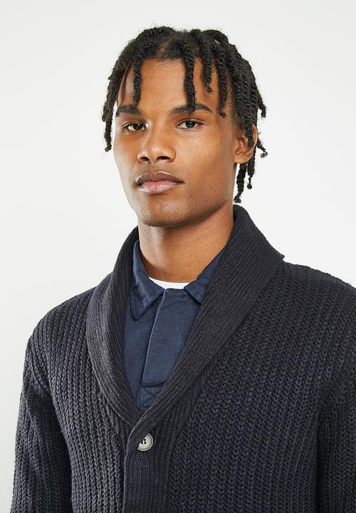 Brave Soul - Akramc knitwear - midnight navy