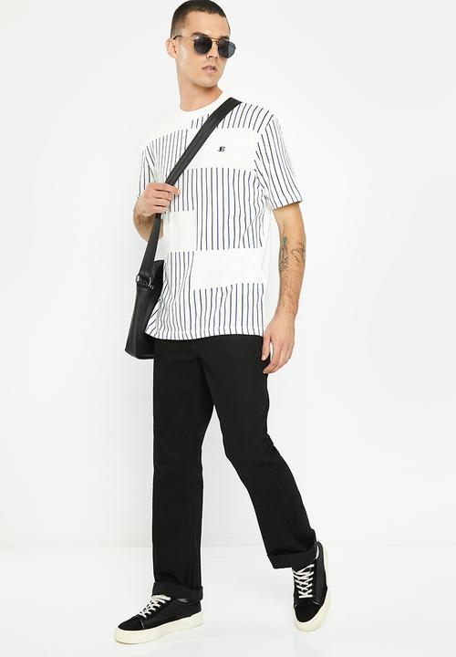 Ben Sherman - Stripe tee - white