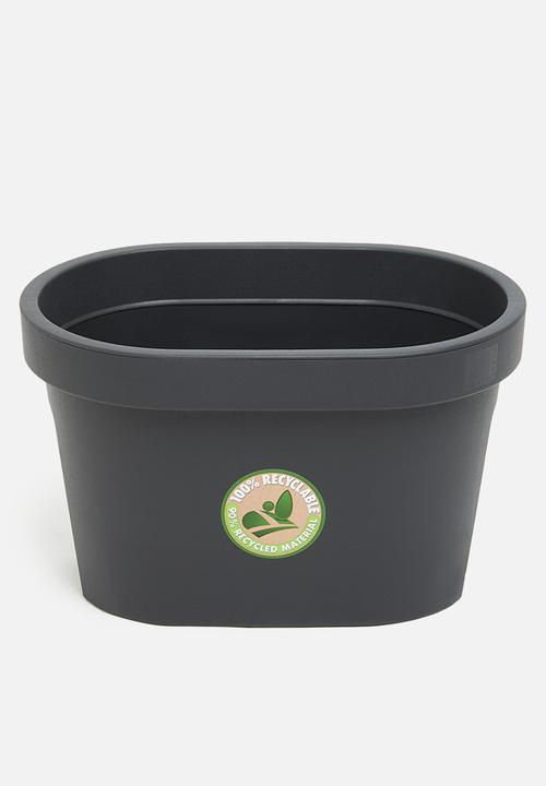 H&S - Bridge planter - charcoal