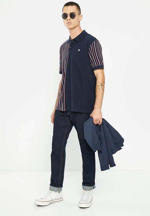 Ben Sherman - Stripe polo - navy
