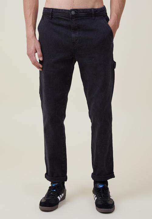 Cotton On - Relaxed tapered jean - worker black