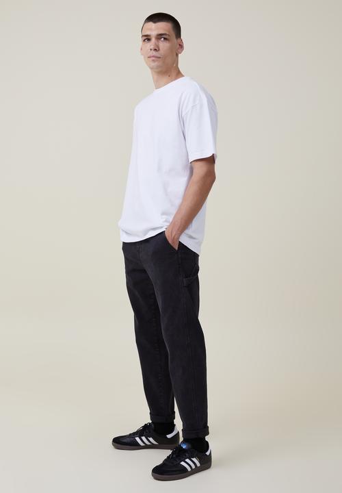 Cotton On - Relaxed tapered jean - worker black