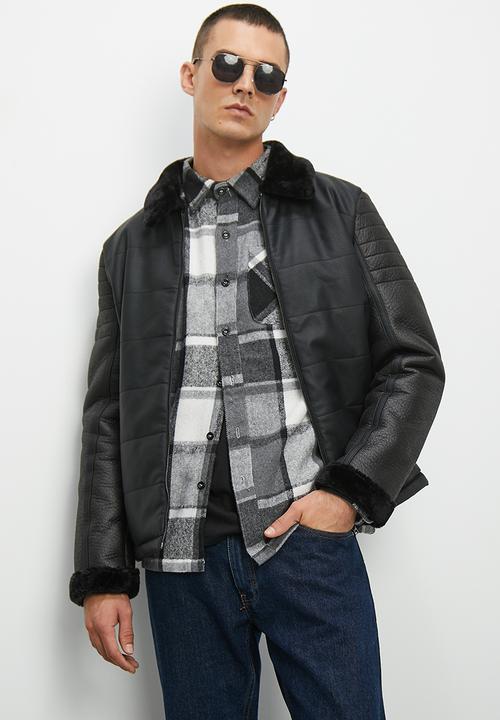 Superbalist - Check flannel long sleeve shirt - multi
