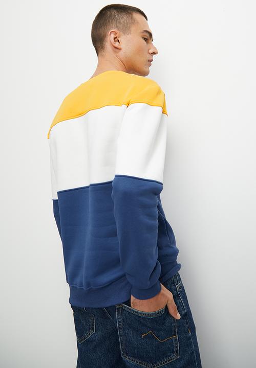 Superbalist - Colourblock crew sweat top - multi