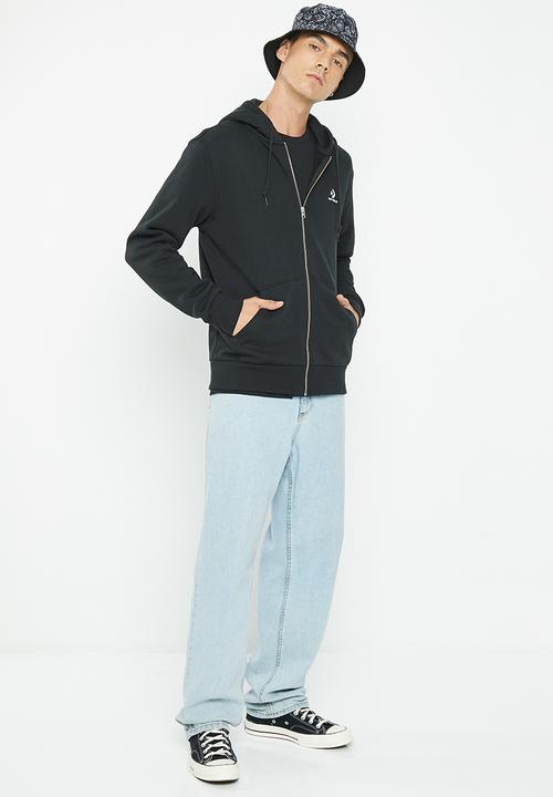Converse - Converse star chevron hoodie - black