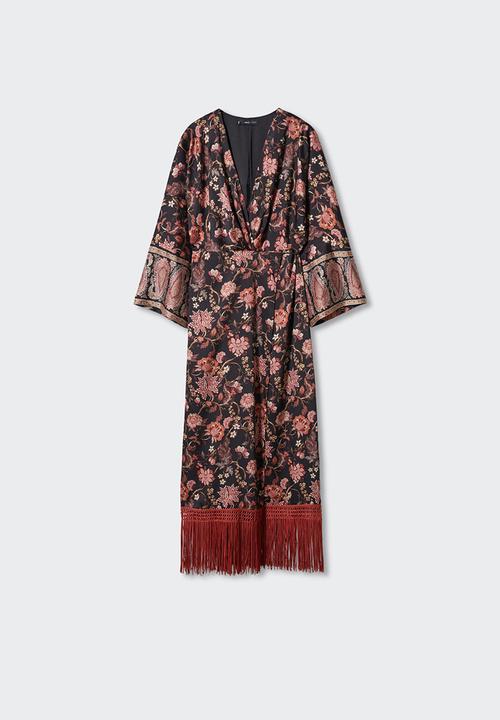 MANGO - Dress ubud - black