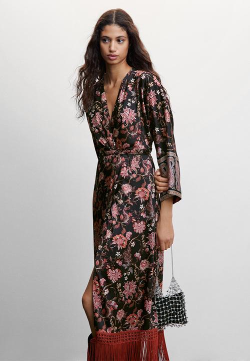 MANGO - Dress ubud - black