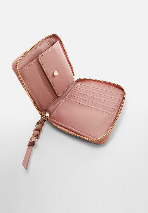 MANGO - Wallet blake - light/patel pink 