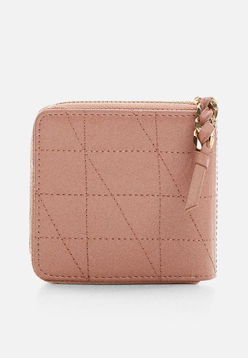 MANGO - Wallet blake - light/patel pink 