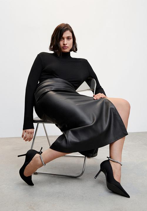 MANGO - Plus skirt gigi - black