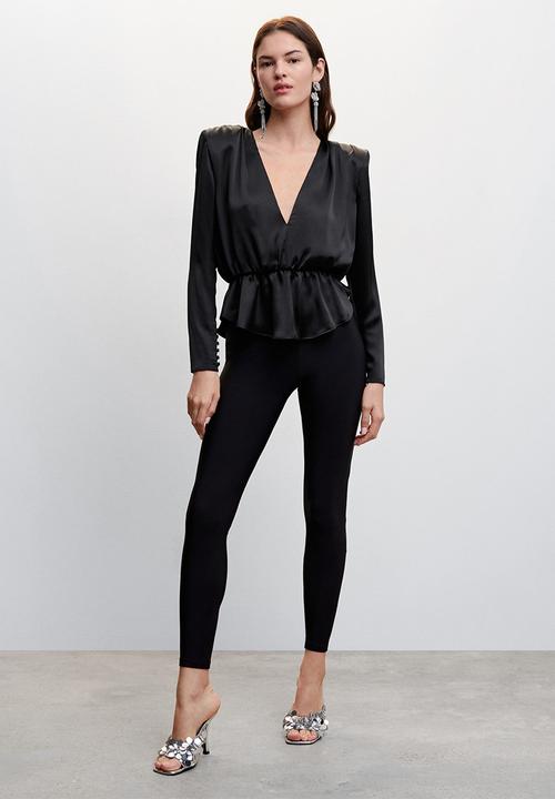 MANGO - Blouse tamara - black