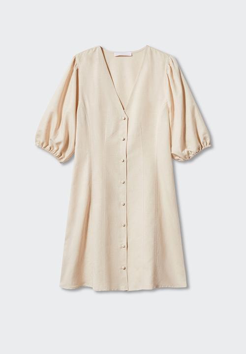 MANGO - Dress mogamboc-h - light beige