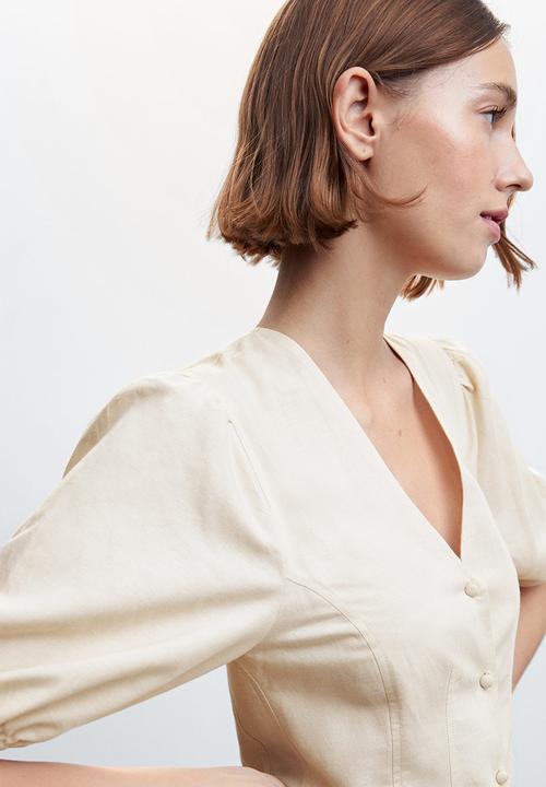 MANGO - Dress mogamboc-h - light beige