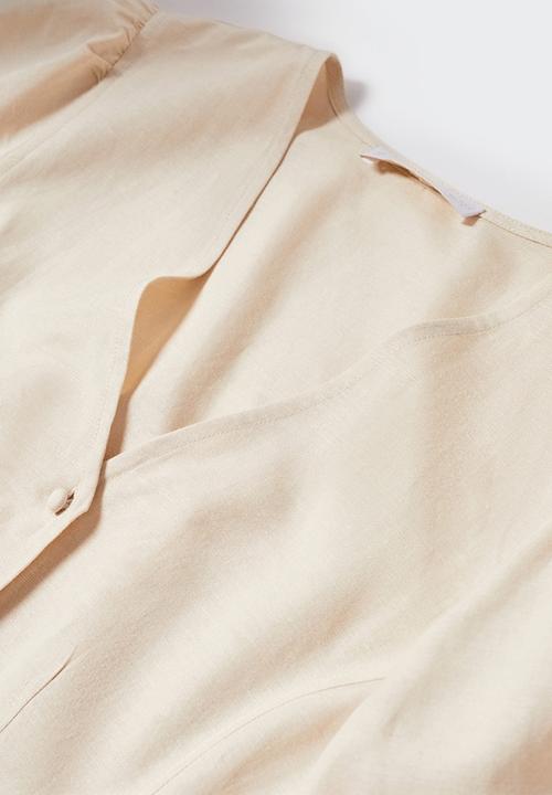 MANGO - Dress mogamboc-h - light beige