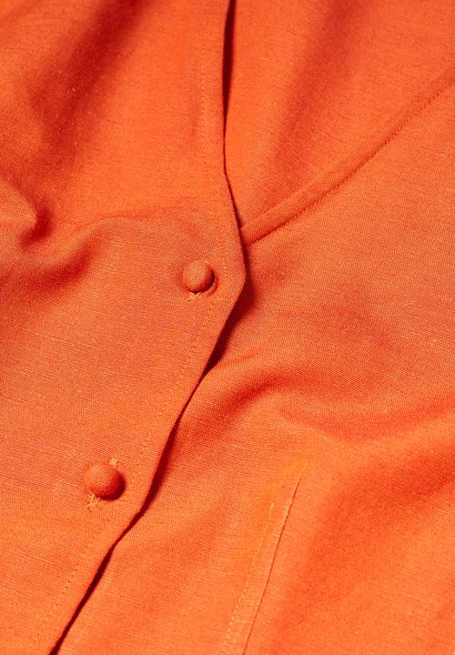 MANGO - Dress mogamboc-h - orange