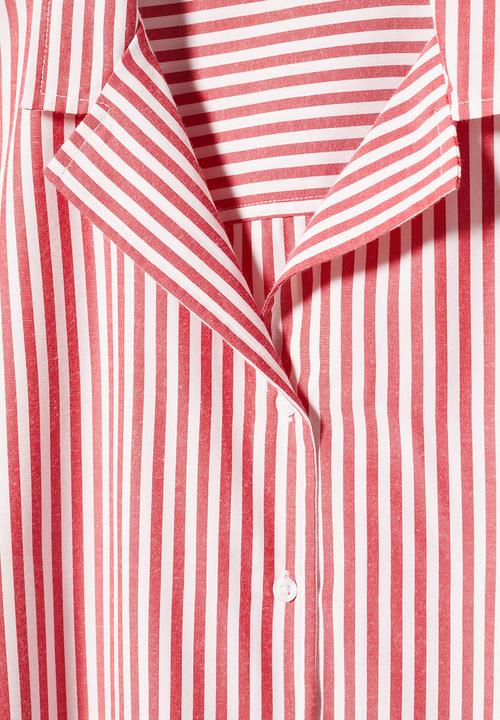 MANGO - Blouse rayamil-h - red