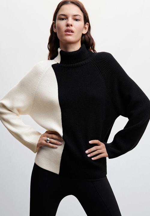 MANGO - Sweater telma - black