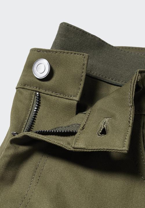 MANGO - Trousers pisa - medium green