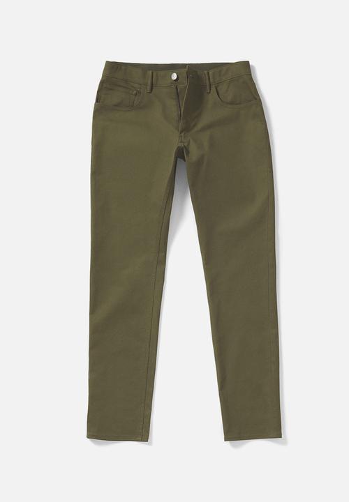 MANGO - Trousers pisa - medium green