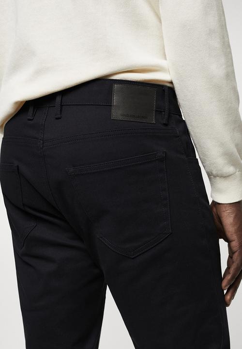 MANGO - Trousers pisa - navy