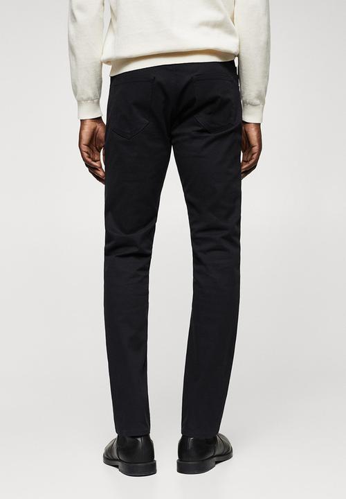 MANGO - Trousers pisa - navy