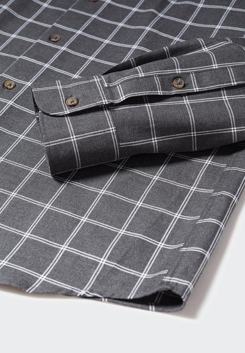 MANGO - Shirt grignon - black