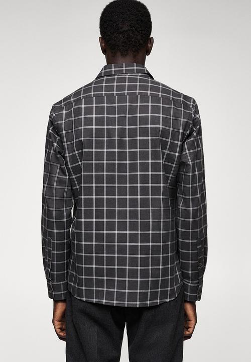 MANGO - Shirt grignon - black