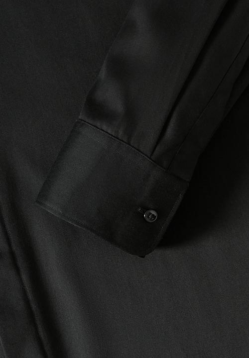 MANGO - Shirt boston - black