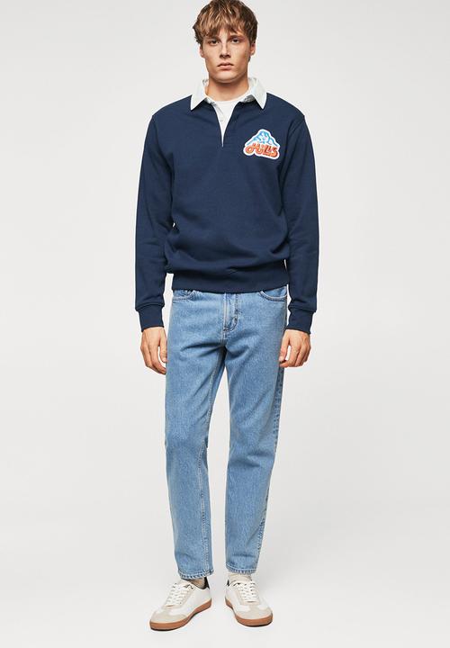 MANGO - Hills sweatshirt skip - navy